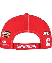 Stewart-Haas Racing Team Collection Men's White/Red Chase Briscoe Mahindra Uniform Adjustable Hat