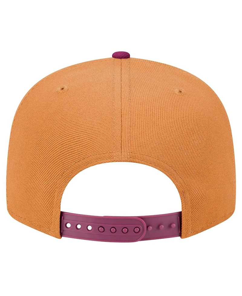 New Era Men's Brown/Purple Washington Nationals Color Pack Two-Tone 9FIFTY Snapback Hat