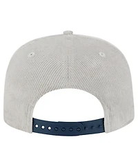 New Era Men's Gray New York Yankees Corduroy Golfer Snapback Hat