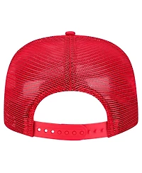New Era Men's Red Los Angeles Angels Tone Foam Meshback Golfer Snapback Hat