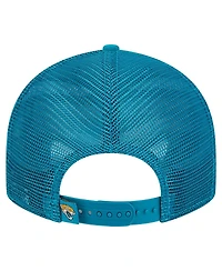 New Era Men's Teal Jacksonville Jaguars Low Profile 9FIFTY Snapback Hat