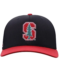 Top of the World Men's Black Stanford Cardinal Reflex Fitted Hat