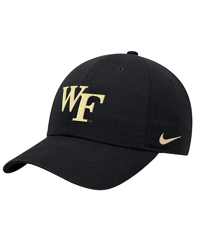 Nike Men's Black Wake Forest Demon Deacons Club Adjustable Hat