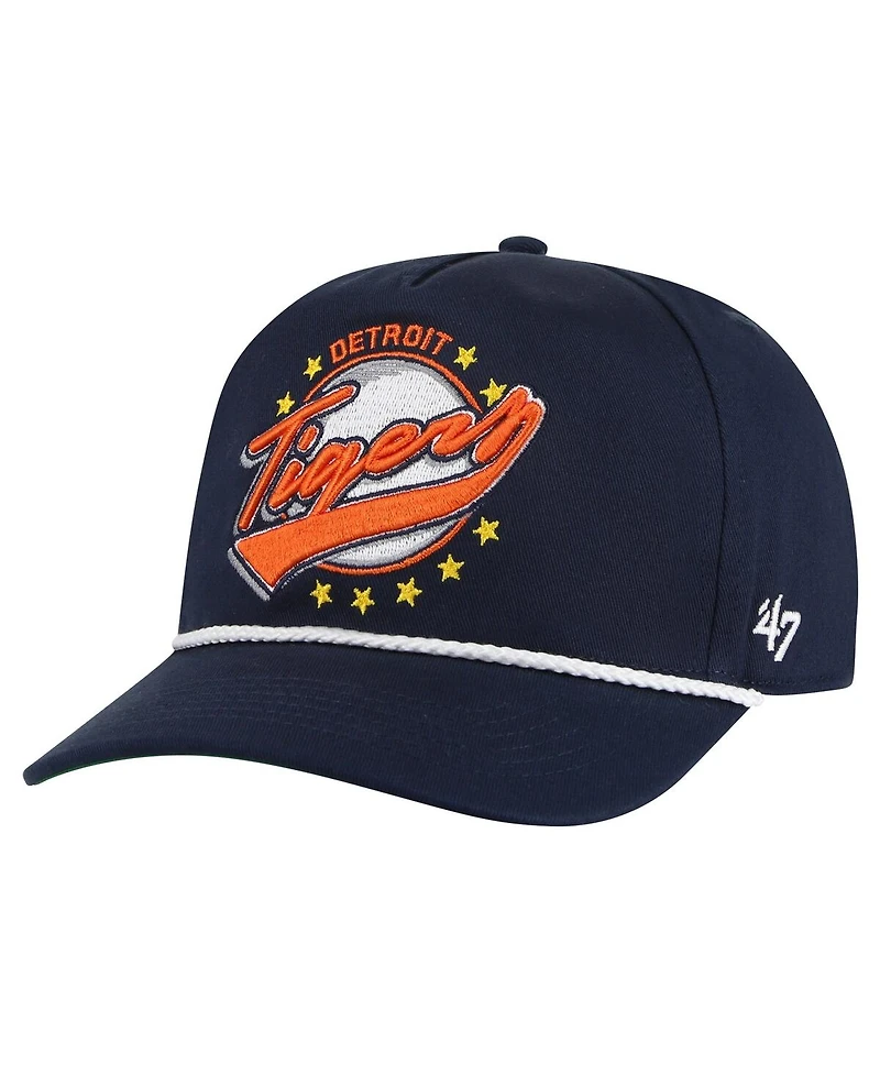 '47 Brand Men's Navy Detroit Tigers Wax Pack Collection Premier Hitch Adjustable Hat