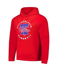 Dunbrooke Men's Red Philadelphia Phillies Champion Pullover Hoodie