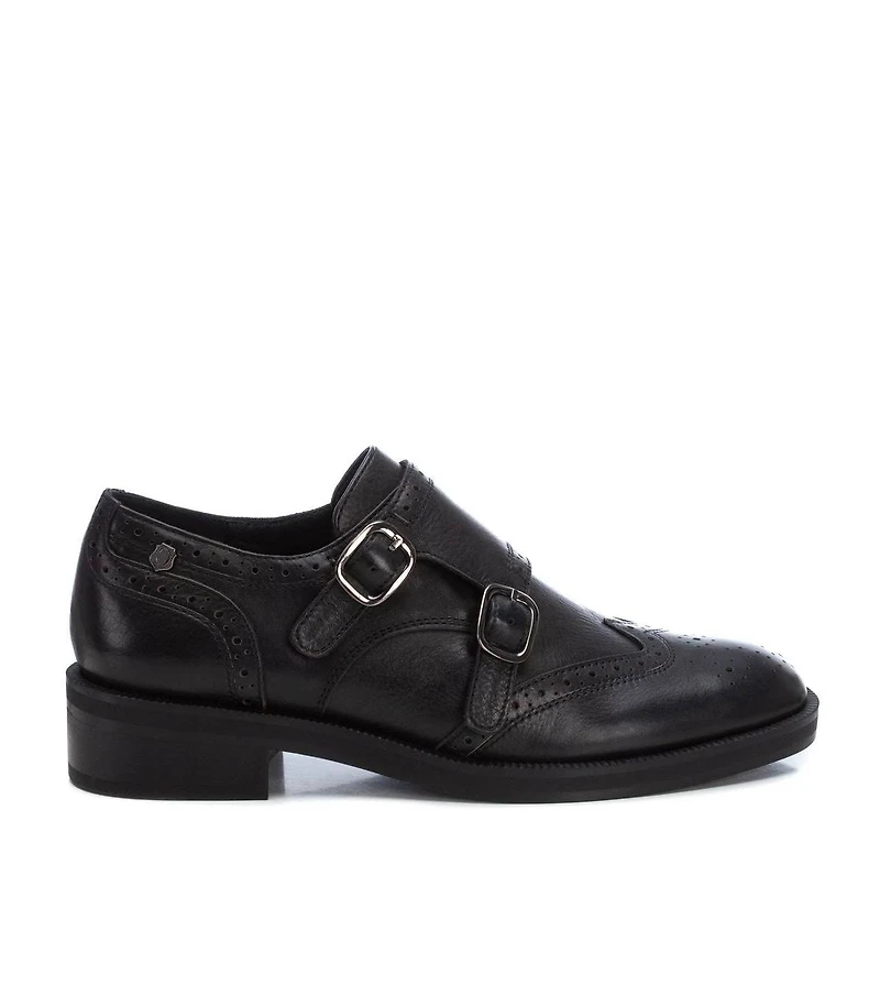 Carmela Leather Collection Women's Double Buckle Oxfords by Xti