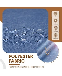 Xizzi Patio Furniture Set 7 Piece High Back Sofa Outdoor Conversation Sets All Weather Wicker Rattan Sectional Couch and Chairs Garden Backya