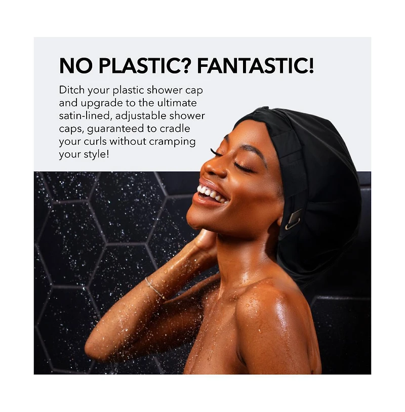 Hairbrella Classic Satin-Lined Shower Cap