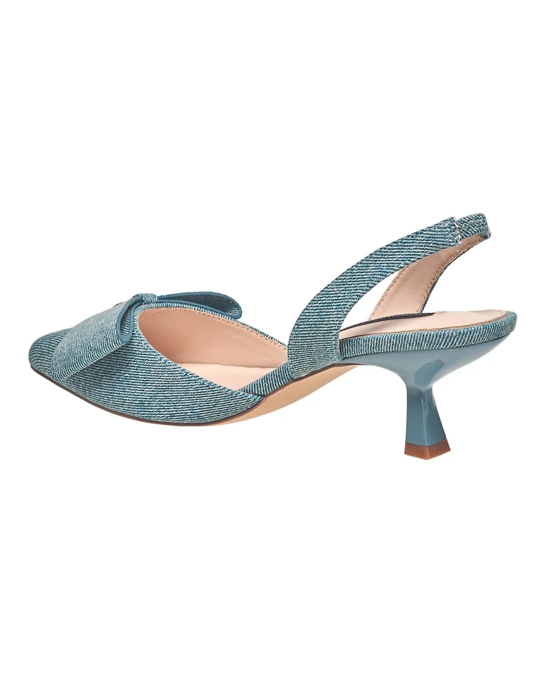 French Connection Ladies Croatia Slingback Kitten Heel