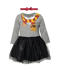 Harry Potter Hermione Baby Girls Dress and Headband Newborn to Infant