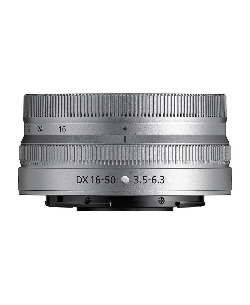 Nikon Nikkor Z Dx 16-50mm f/3.5-6.3 Vr Lens, Silver