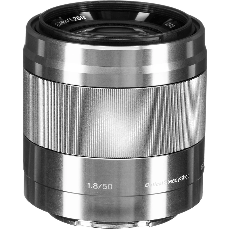 Sony E 50mm f/1.8 Oss Lens for Sony E, Silver