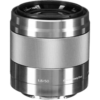 Sony E 50mm f/1.8 Oss Lens for Sony E, Silver