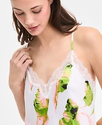 I.n.c. International Concepts Women's Lace-Trim Satin Nightgown, Exclusively at Macy's