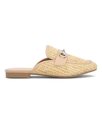 Mia Women's Desz Slip-On Woven Mules