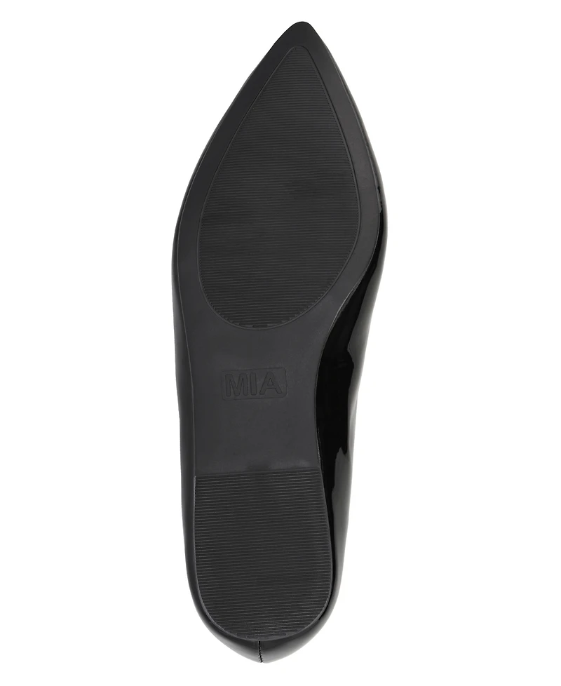 Mia Women's Avi Pointed Toe Ballet Flats