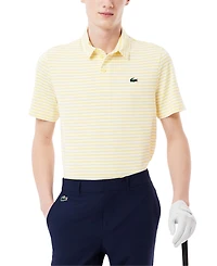 Lacoste Men's Short Sleeve Striped Performance Polo Shirt - Kba