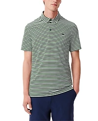 Lacoste Men's Short Sleeve Striped Performance Polo Shirt