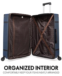 Elle Belleville 3-Piece Expandable Retro Spinner Luggage Set