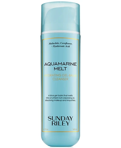Sunday Riley Aquamarine Melt Hydrating Gel-Balm Cleanser, 4.7 oz.