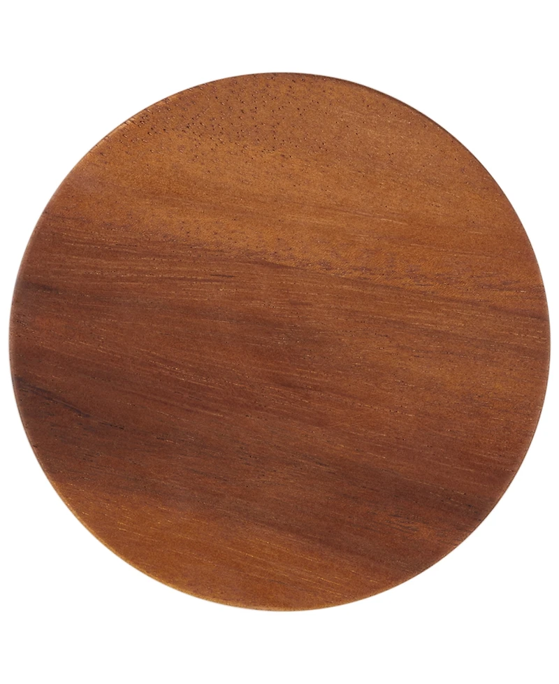 Le Creuset Stoneware Signature Salt Cellar with Wood Lid, 7-Oz.
