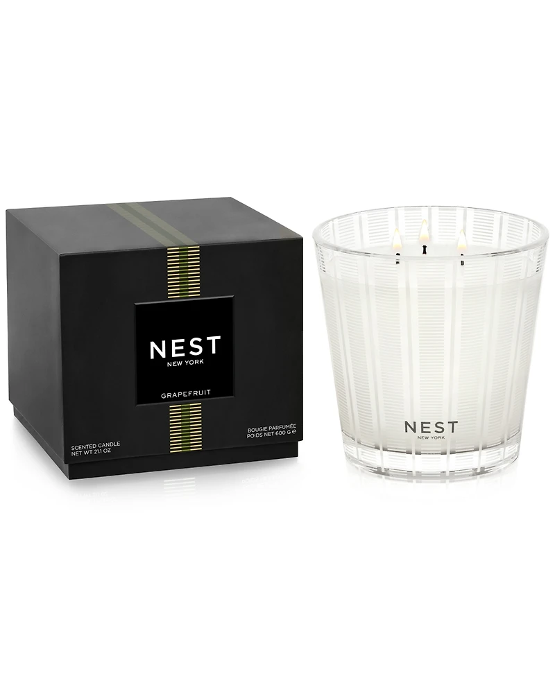 Nest New York Grapefruit 3-Wick Candle, 21.1 oz.