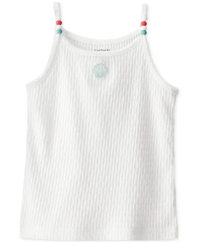 Carter's Toddler Girls Seashell Ribbed Tank Top