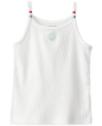Carter's Toddler Girls Seashell Ribbed Tank Top