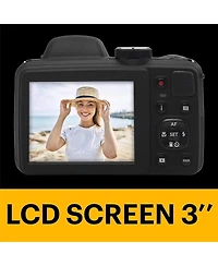 Kodak Kodak Pixpro AZ405-bk 20MP Digital Camera 40X Optical Zoom 24mm Wide Angle Lens Optical Image Stabilization 1080P Full Hd Video 3" Lcd Vlog