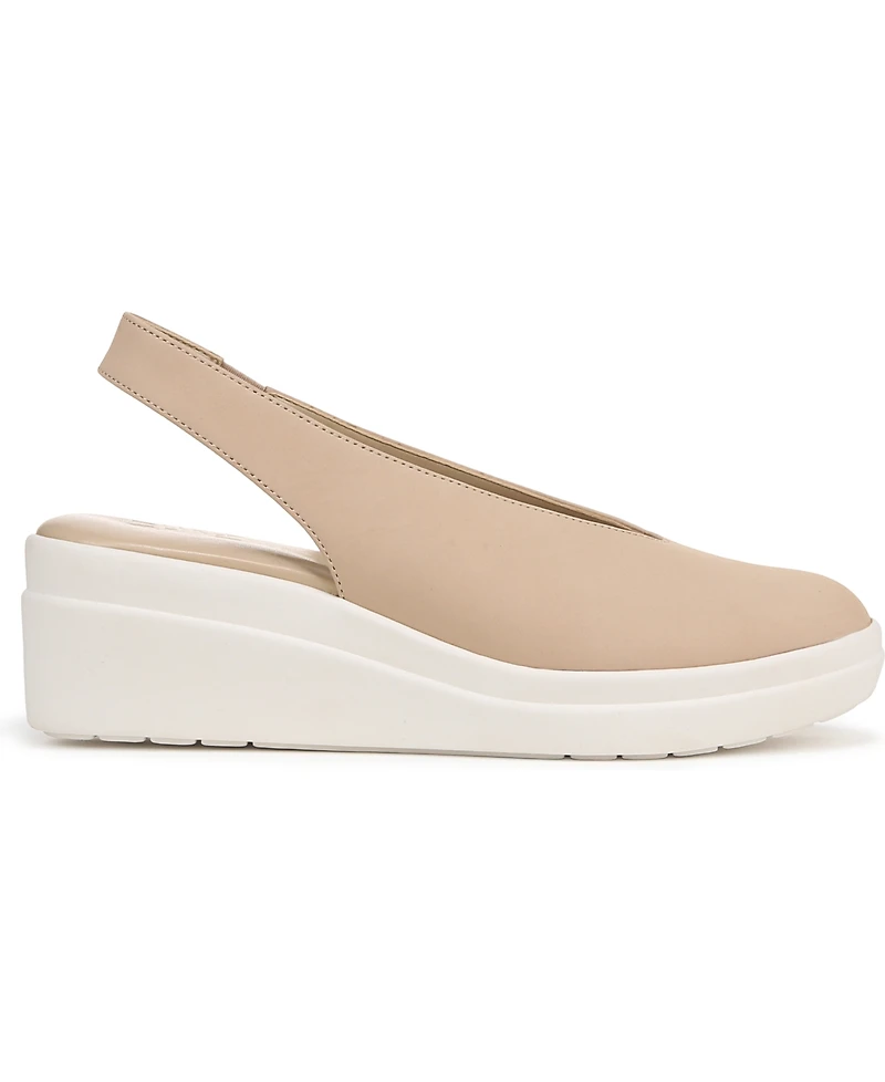 Naturalizer Women's Sutton Closed Almond Toe Slingback Wedges