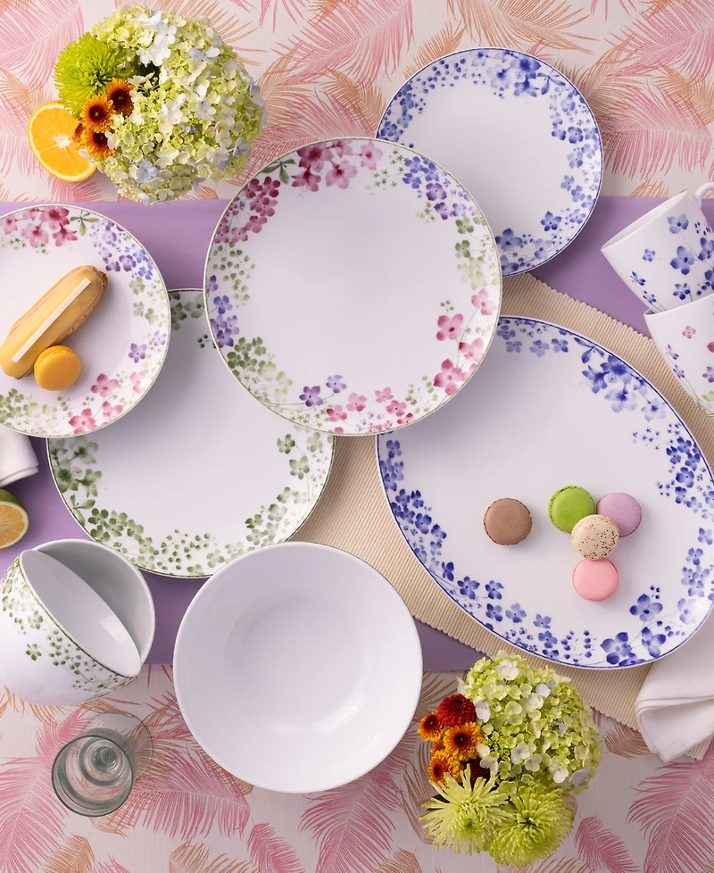 Noritake Bloomington Road 8.25" Set of 4 Salad Plates, Service for