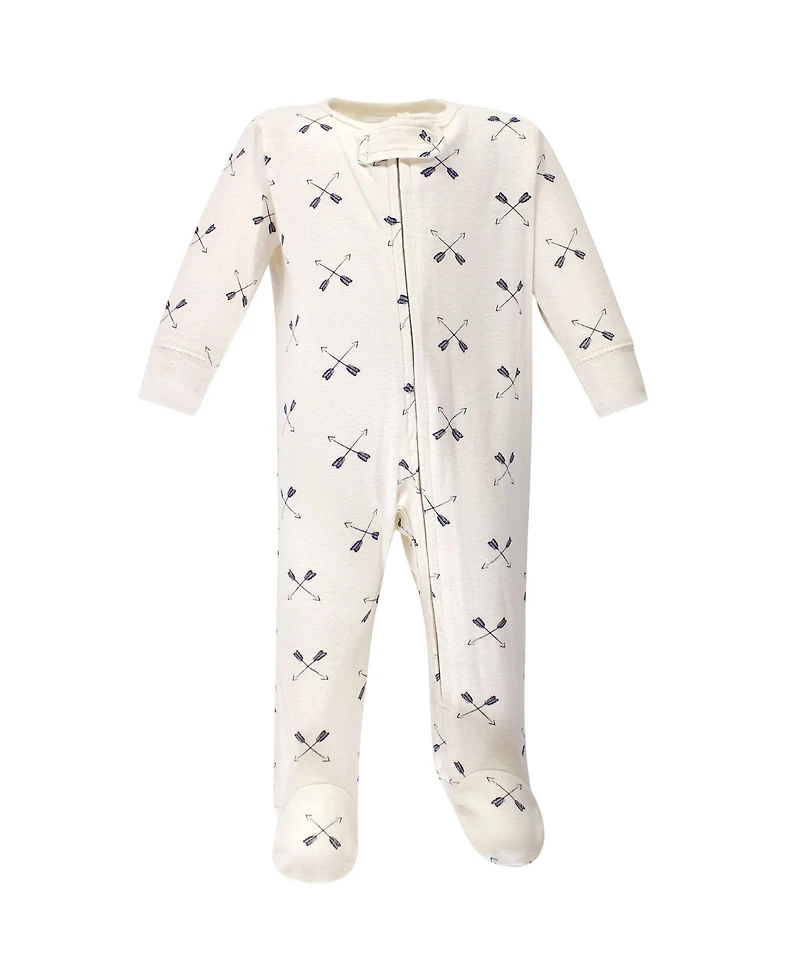 Hudson Baby Baby Boys Hudson Premature Soft Cotton Romper for Playtime & Naps