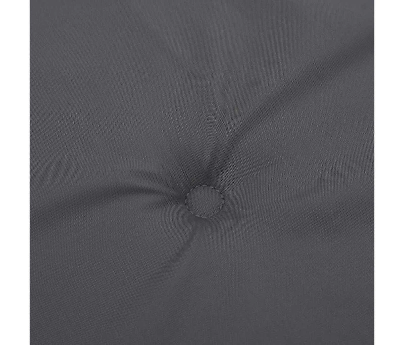 Deck Chair Cushion Anthracite (29.5"+41.3")x19.7"x1.6"