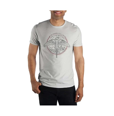 Harry Potter Men's The Order Of The Phoenix Logo White Tee T-Shirt