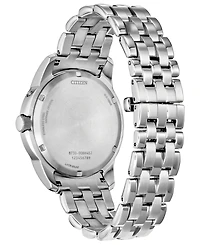 Citizen Men's Classic Calendrier Silver-Tone Stainless Steel Bracelet Watch 41.8mm