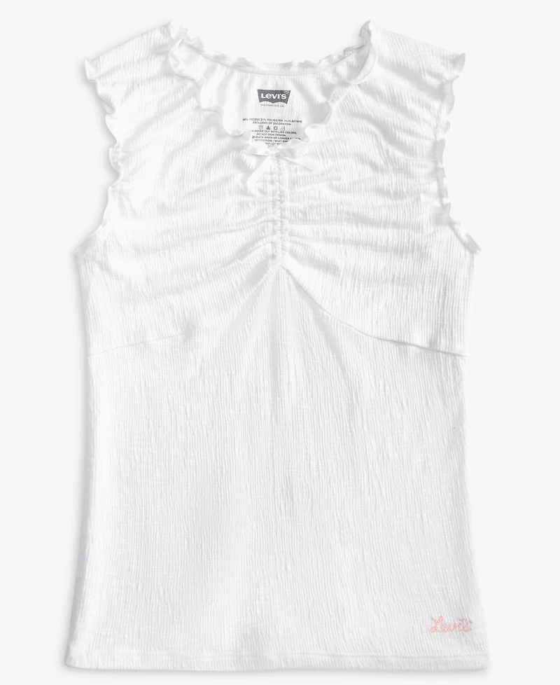 Levi's Big Girls Crinkled Tank T-Shirt