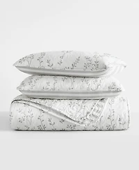 ienjoy Home Sprouting Vines Stripe Reversible -Pc. Lightweight Quilt Set