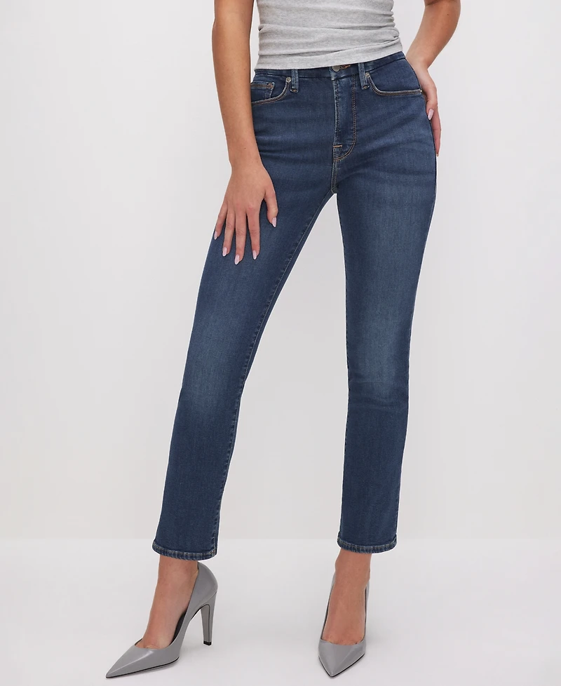 Good American Women's Legs Straight Jeans