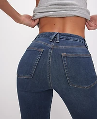 Good American Women's Legs Straight Jeans
