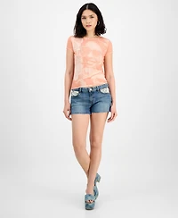 Guess Women's Short-Sleeve Sunny Burnout Tee