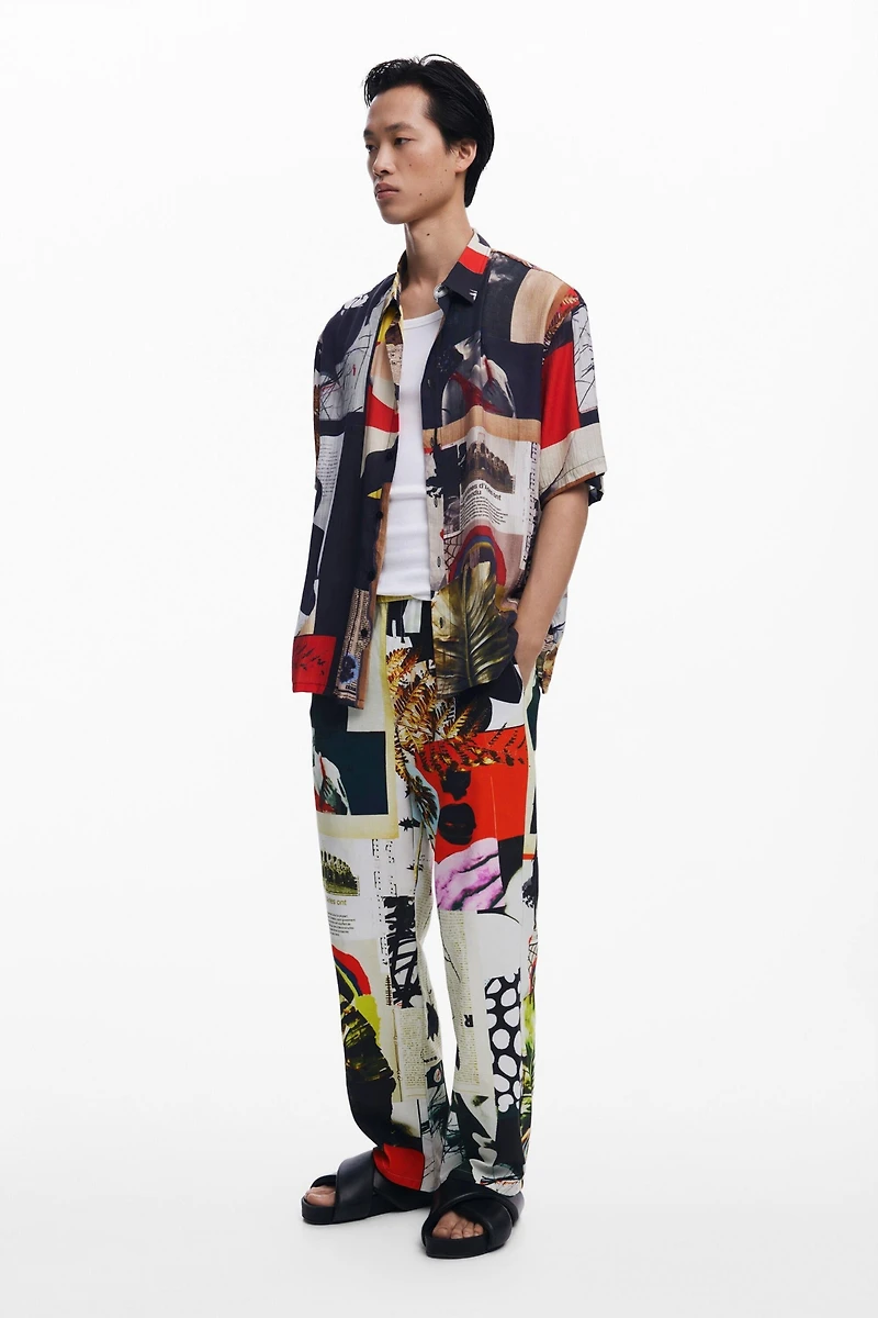 Desigual Men's Trousers designed by Mr. Christian Lacroix