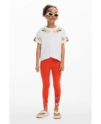 Desigual Girls Girls's Floral knot T-shirt