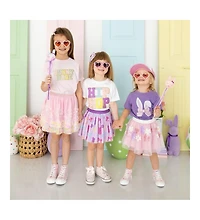 Sweet Wink Little and Big Girls Coquette Easter Bunny Tutu Skirt