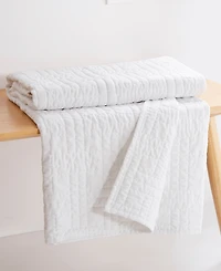 Levtex Melange Stitch Stitching Quilted Throw, 50" x 60"