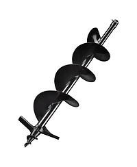 Yescom 4" 6" Earth Auger Bit Kit Bulb Planter Tool for Planting Flower Fence Post Spiral Hole Digger Gardening Project