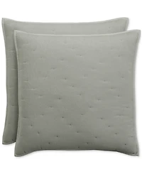 Hotel Collection Reversible Chenille Quilted 2-Pc. European Sham Set, Exclusively at Macy's