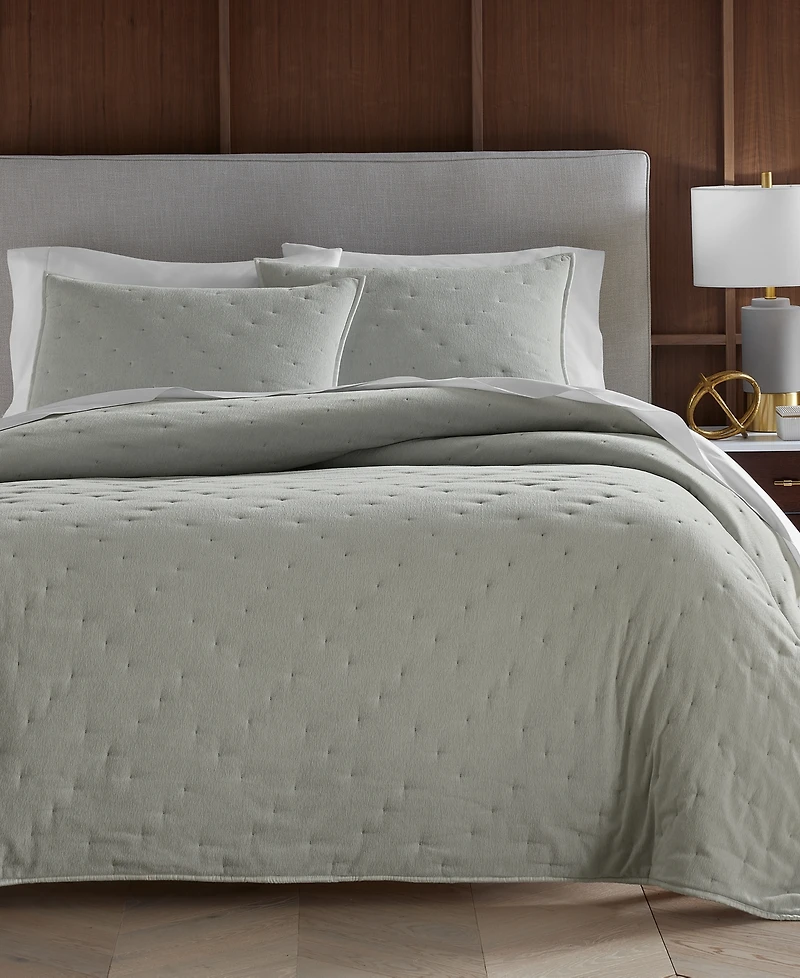 Hotel Collection Reversible Chenille Quilted 2-Pc. European Sham Set, Exclusively at Macy's