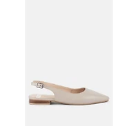 Hocane Real Suede Leather Slingback Sandals