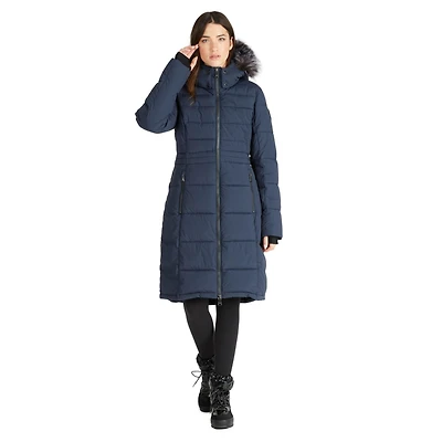 Pajar Women's Jupiter Stretch Long Quilted Puffer