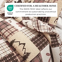 Linery & Co. Rustic Lodge Patchwork Microfiber Quilt Set With Shams